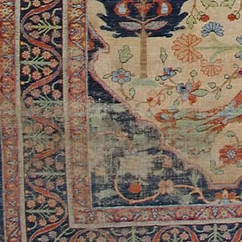 Cipressentuin: detail van de rand