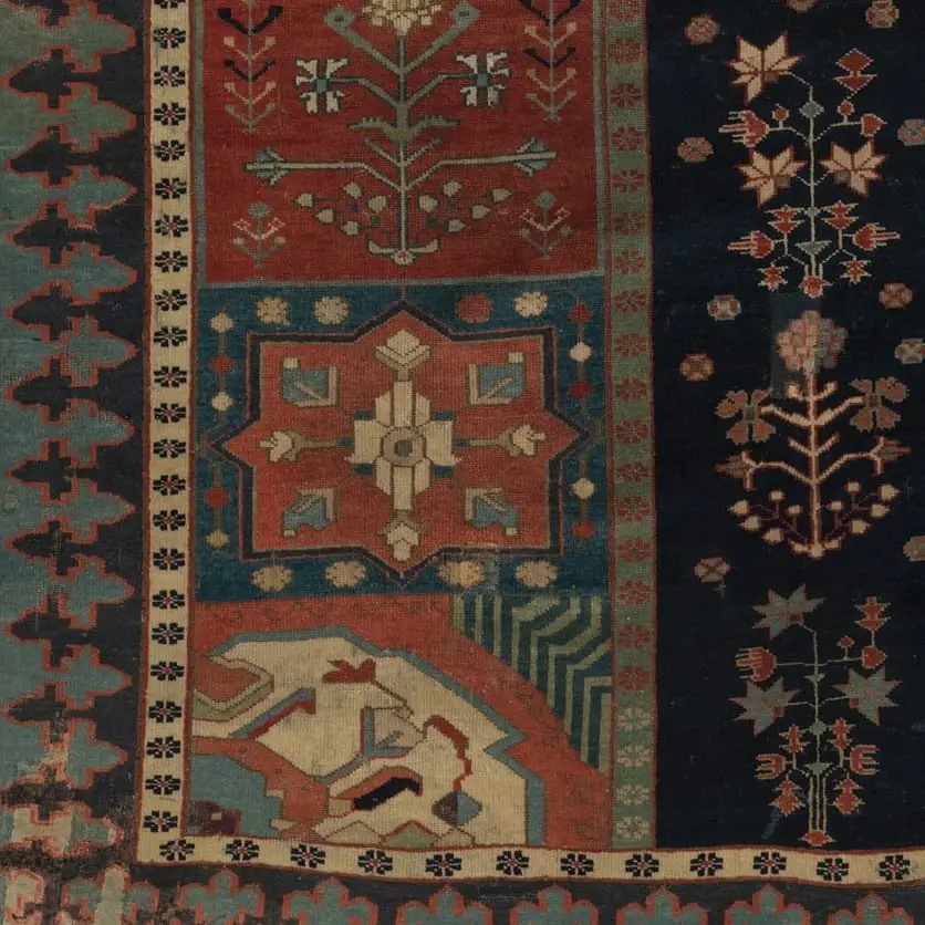 Atelier ‘Perzische tuin’: detail van de rand