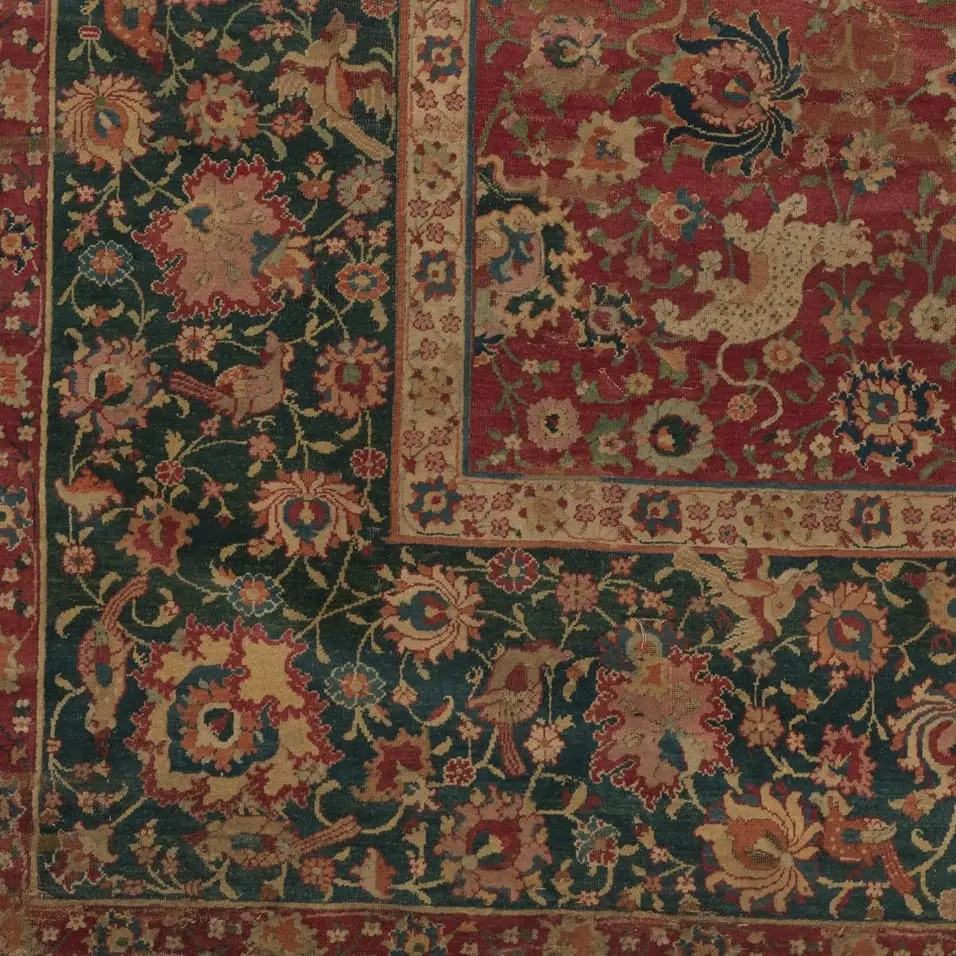 Atelier ‘Safavidisch medaillon’: detail van de rand